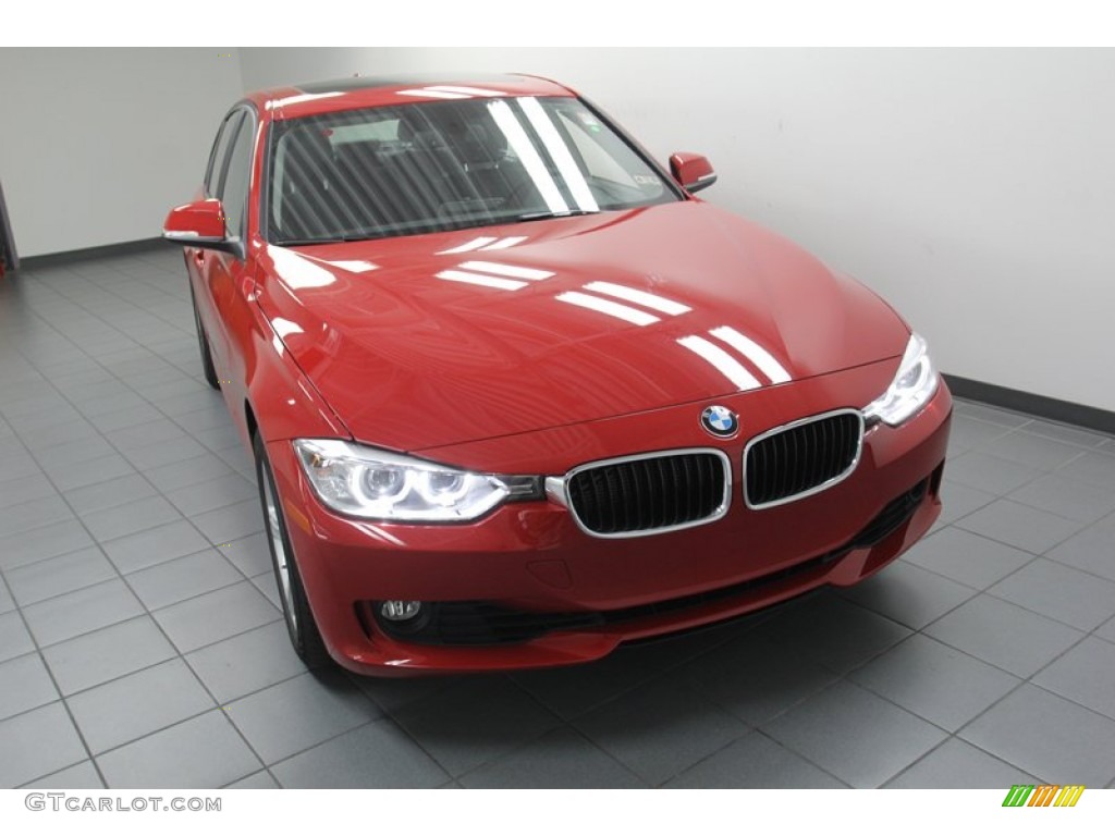 2013 3 Series 328i Sedan - Melbourne Red Metallic / Black photo #5