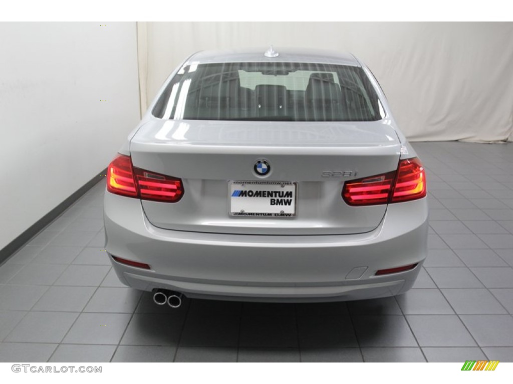2013 3 Series 328i Sedan - Glacier Silver Metallic / Black photo #10