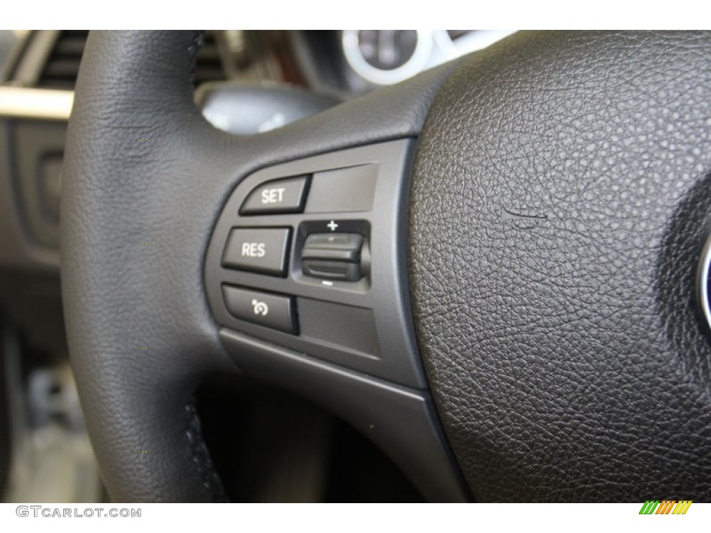 2013 3 Series 328i Sedan - Glacier Silver Metallic / Black photo #24