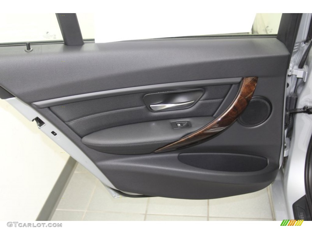 2013 3 Series 328i Sedan - Glacier Silver Metallic / Black photo #27