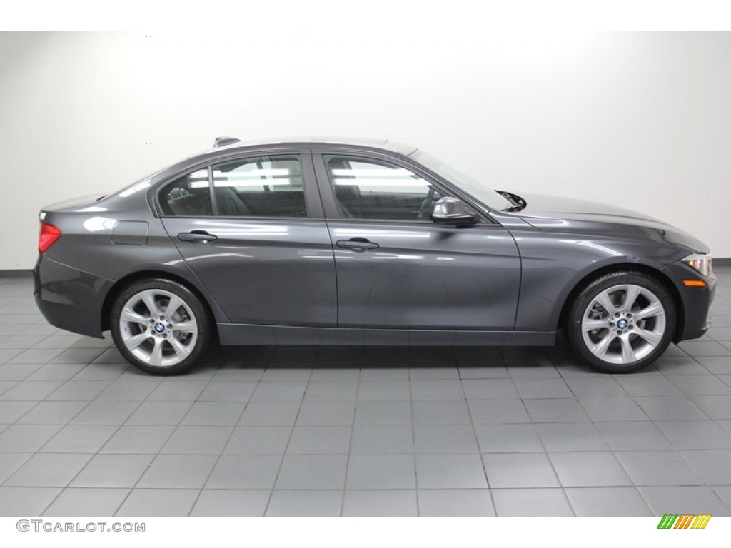 2013 3 Series 328i Sedan - Mineral Grey Metallic / Black photo #2