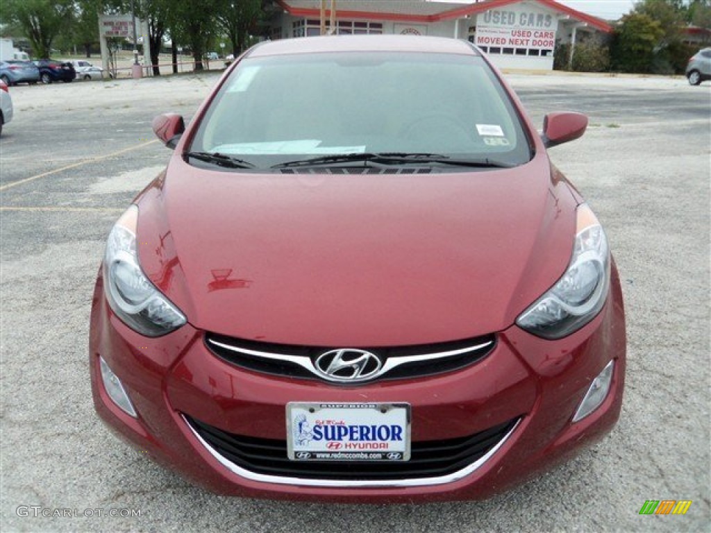 2013 Elantra GLS - Sparkling Ruby / Beige photo #1