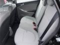 2013 Hyundai Accent Gray Interior Rear Seat Photo