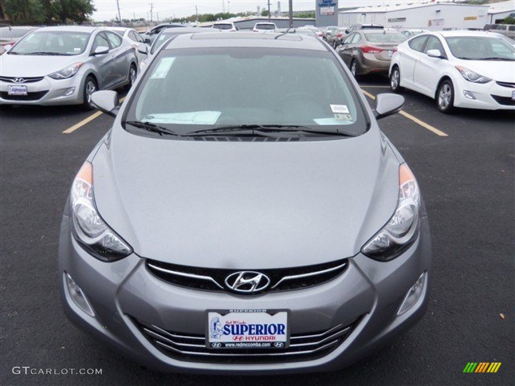 2013 Elantra Limited - Titanium Gray Metallic / Gray photo #1