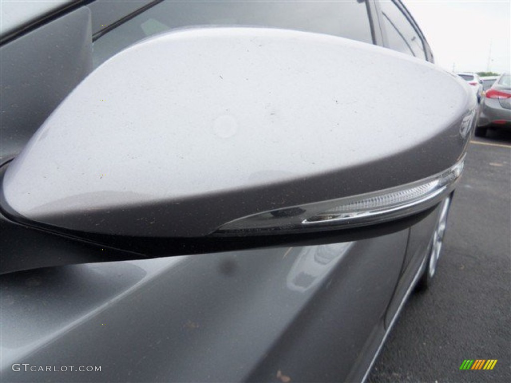 2013 Elantra Limited - Titanium Gray Metallic / Gray photo #4