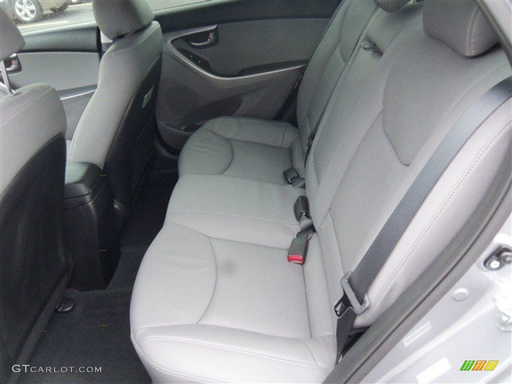2013 Elantra Limited - Titanium Gray Metallic / Gray photo #14