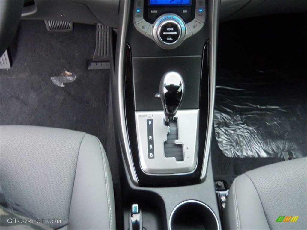 2013 Elantra Limited - Titanium Gray Metallic / Gray photo #17