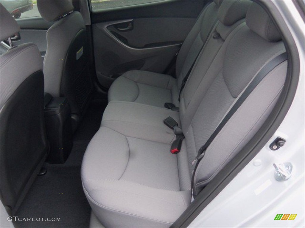 2013 Elantra GLS - Shimmering Air Silver / Gray photo #11