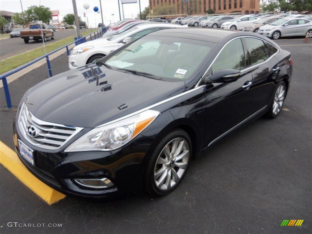 2013 Azera  - Midnight Blue Pearl / Camel photo #2