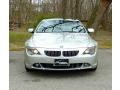 2005 Mineral Silver Metallic BMW 6 Series 645i Coupe  photo #2