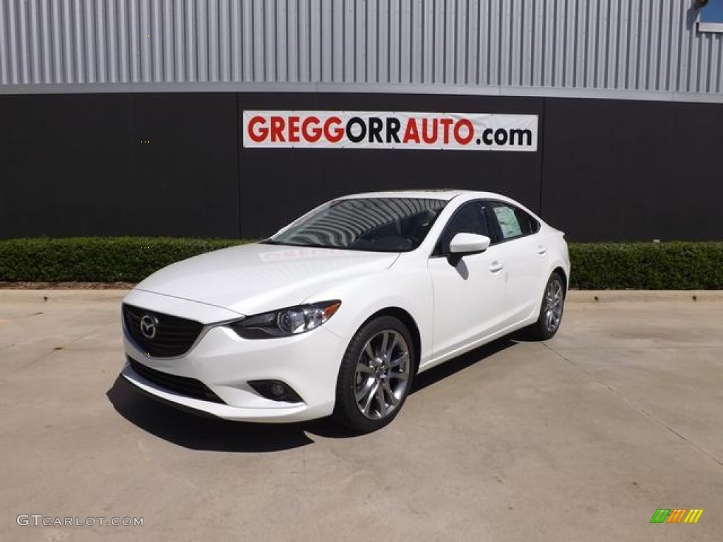 2014 MAZDA6 Grand Touring - Snowflake White Pearl Mica / Black photo #2