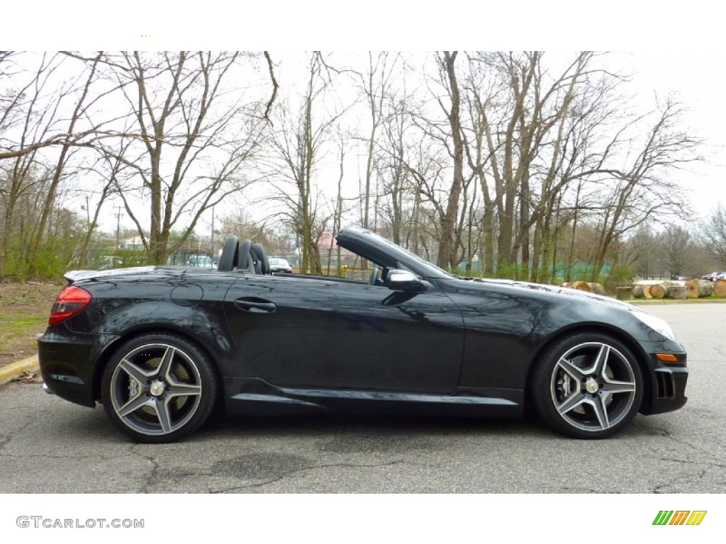 Black 2005 Mercedes-Benz SLK 55 AMG Roadster Exterior Photo #79675149