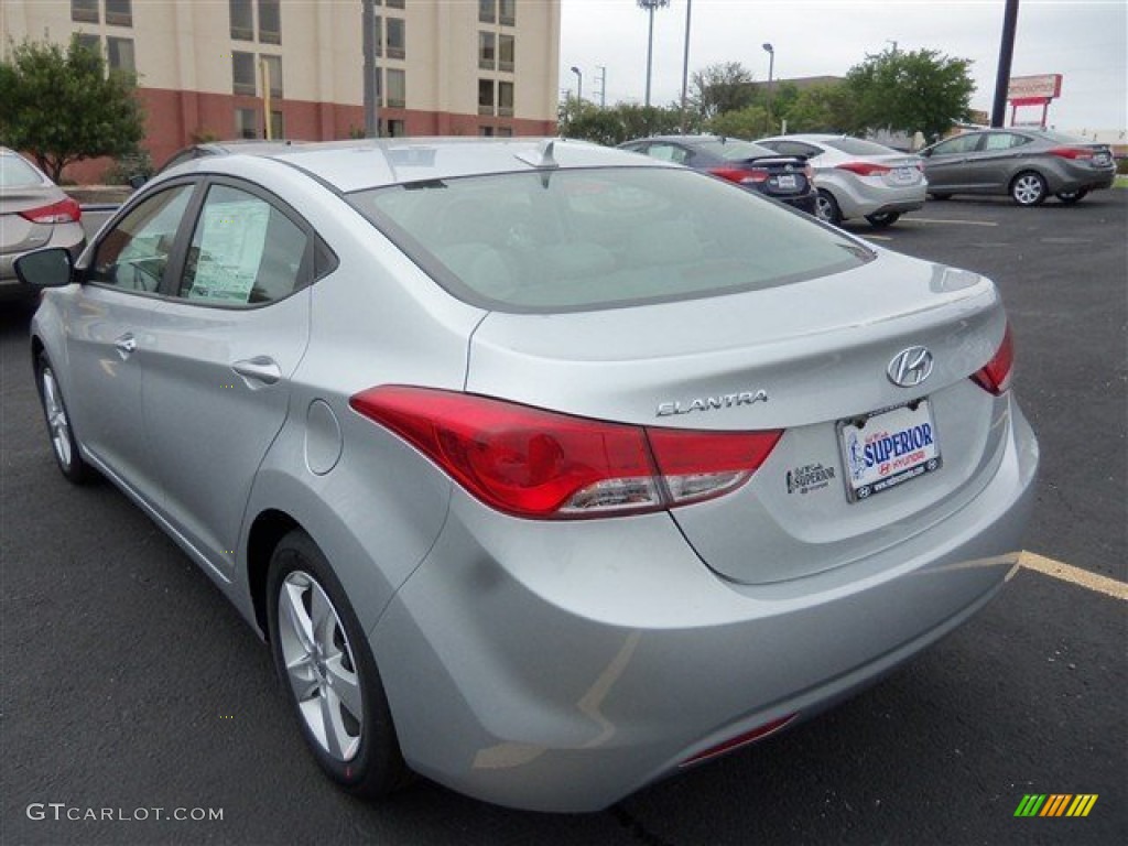 2013 Elantra GLS - Silver / Gray photo #4