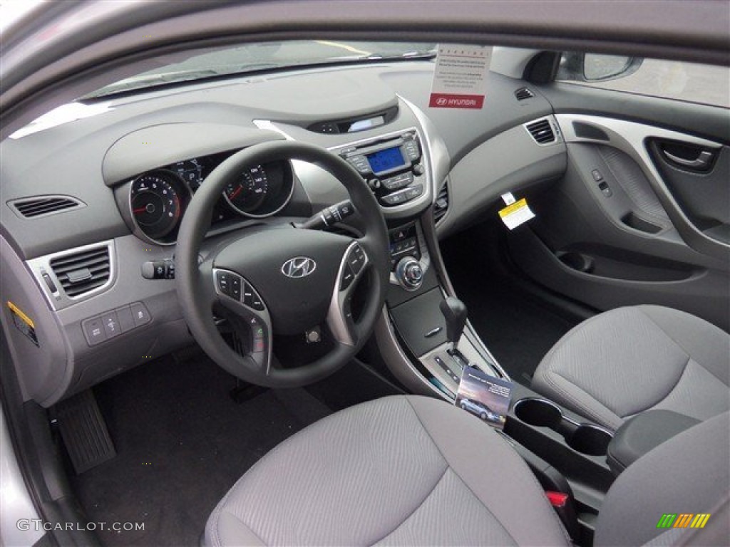 2013 Elantra GLS - Silver / Gray photo #7