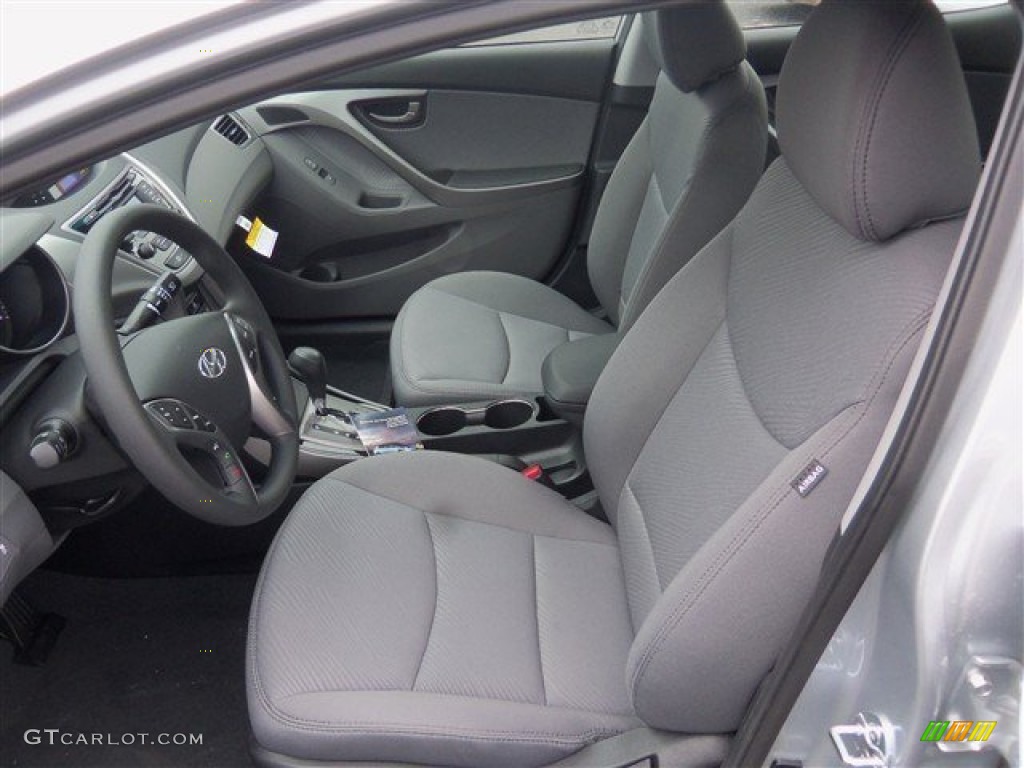 2013 Elantra GLS - Silver / Gray photo #8