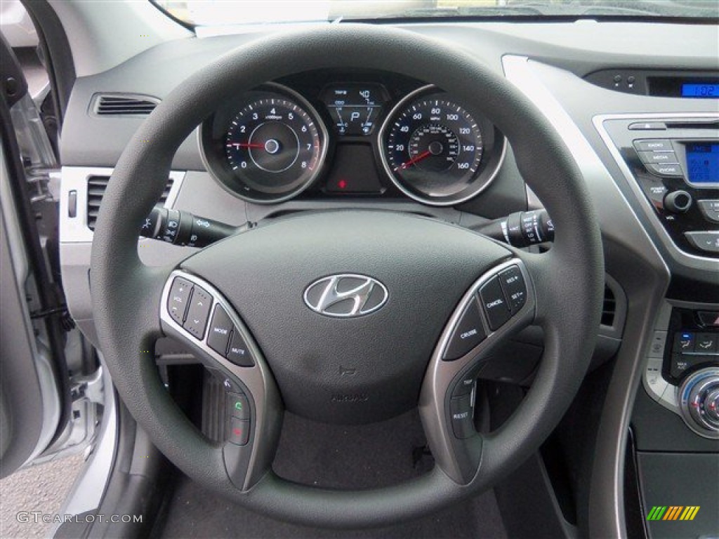 2013 Elantra GLS - Silver / Gray photo #11