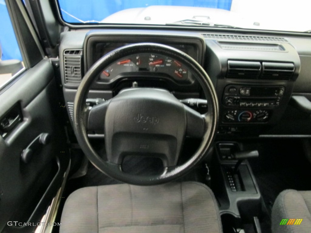 2004 Wrangler Sport 4x4 - Bright Silver Metallic / Dark Slate Gray photo #19
