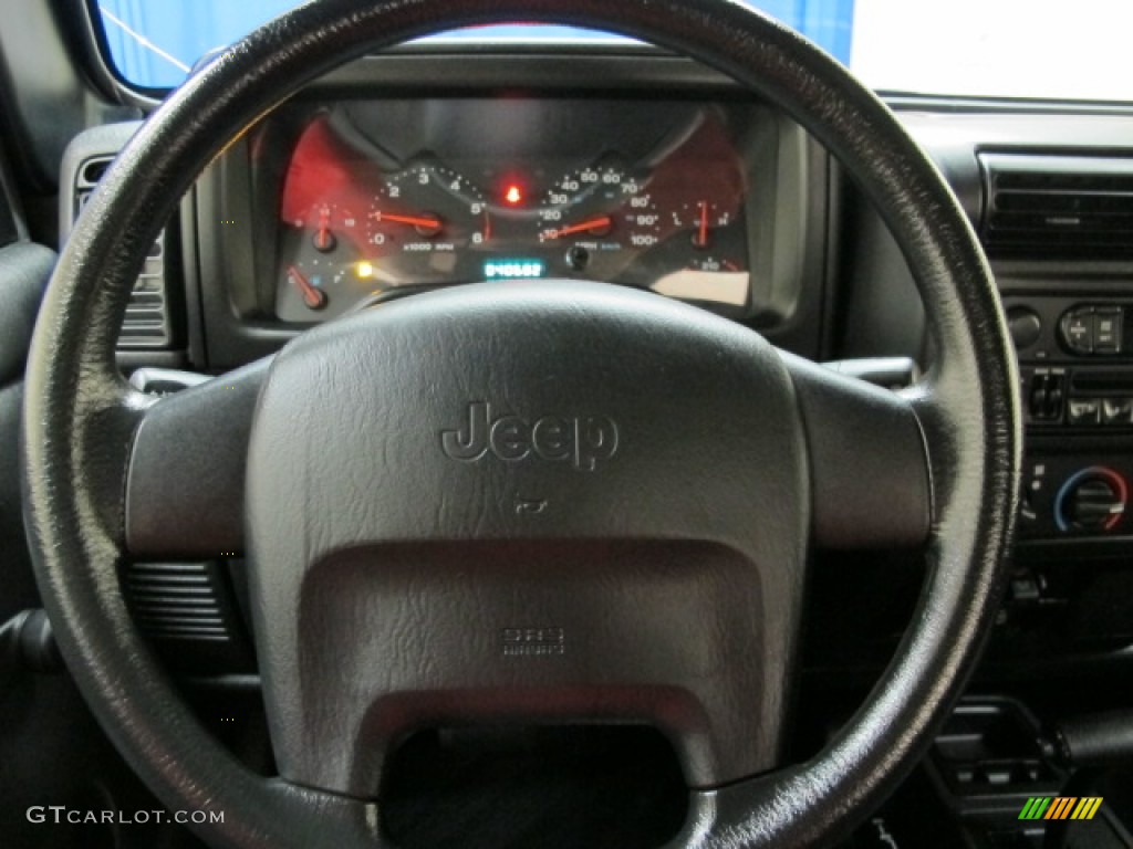 2004 Wrangler Sport 4x4 - Bright Silver Metallic / Dark Slate Gray photo #25