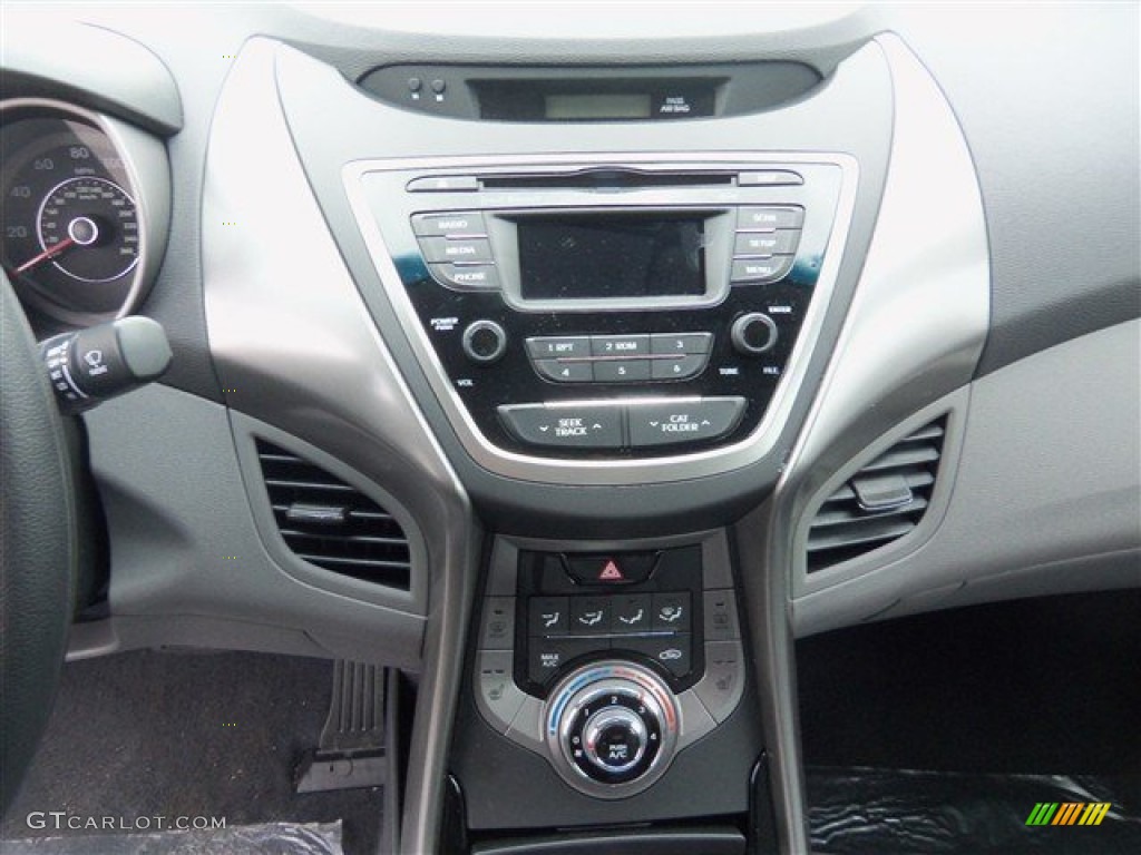 2013 Elantra GLS - Shimmering Air Silver / Gray photo #13