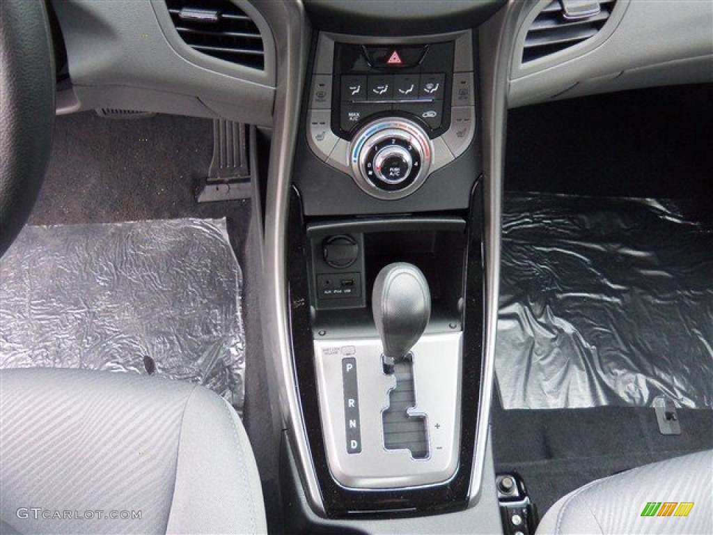 2013 Elantra GLS - Shimmering Air Silver / Gray photo #14