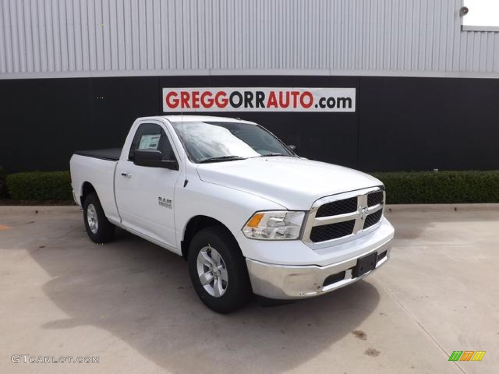 2013 1500 SLT HFE Regular Cab - Bright White / Black/Diesel Gray photo #1