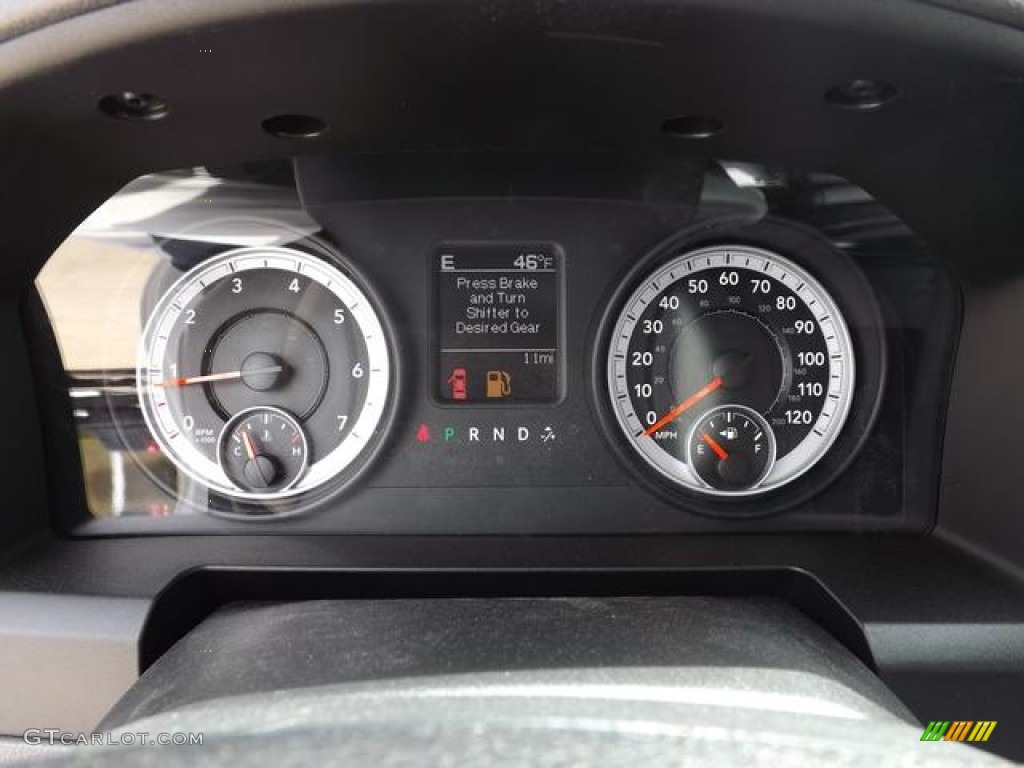 2013 Ram 1500 SLT HFE Regular Cab Gauges Photo #79676676