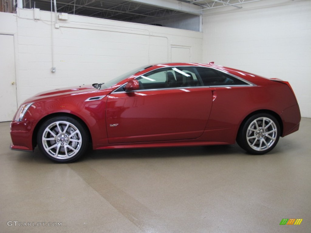 Crystal Red Tintcoat 2011 Cadillac CTS -V Coupe Exterior Photo #79676990