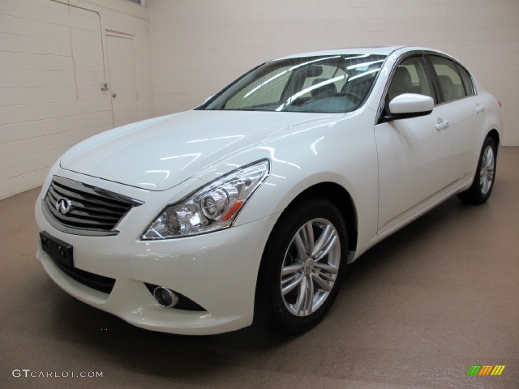 Moonlight White 2012 Infiniti G 37 x AWD Sedan Exterior Photo #79677279