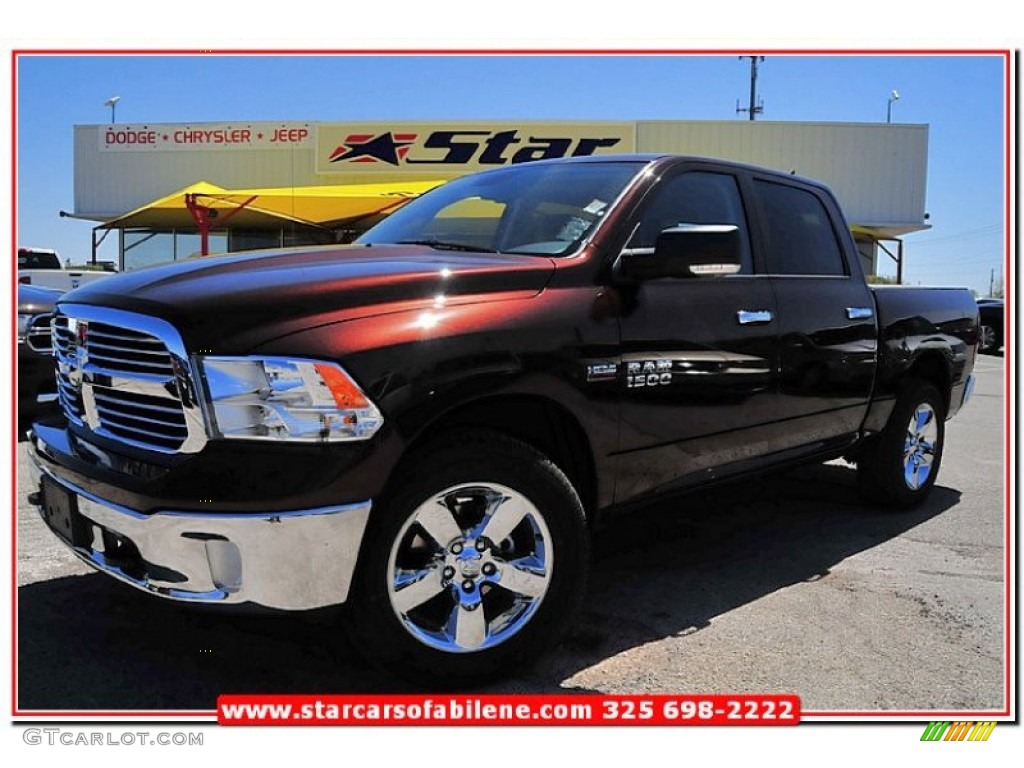 2013 1500 Lone Star Crew Cab 4x4 - Western Brown Pearl / Canyon Brown/Light Frost Beige photo #1