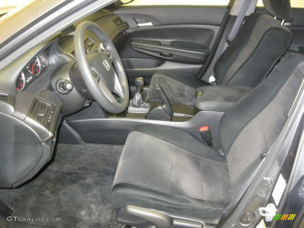Black Interior 2010 Honda Accord LX Sedan Photo #79678476