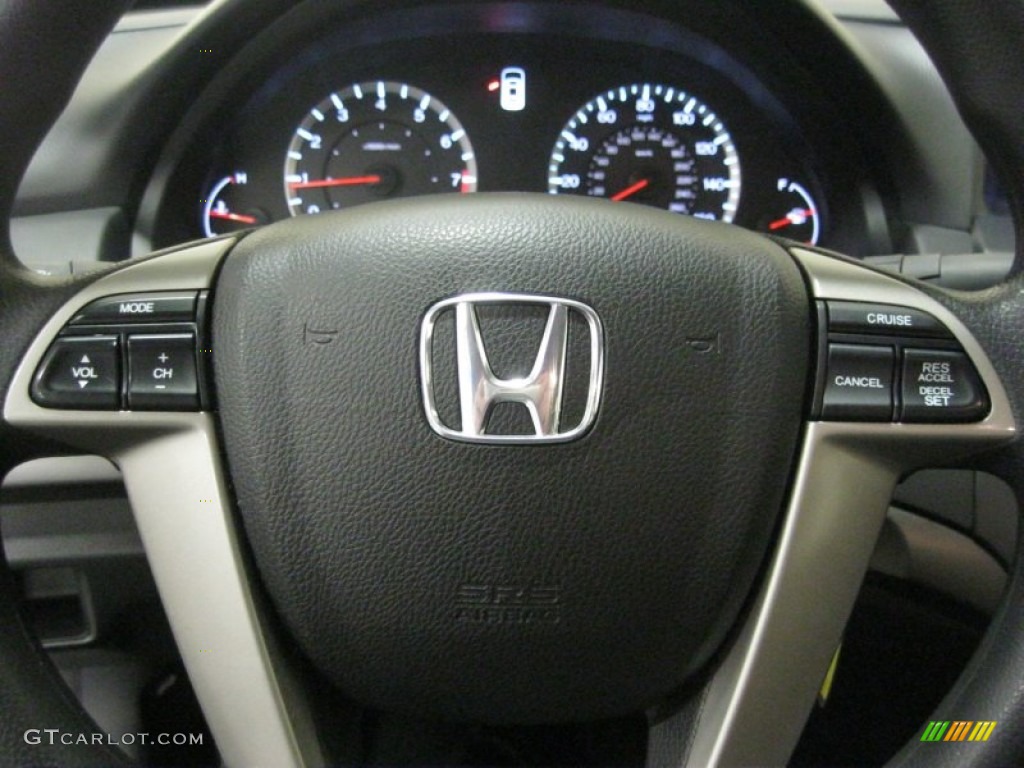 2010 Honda Accord LX Sedan Black Steering Wheel Photo #79678515