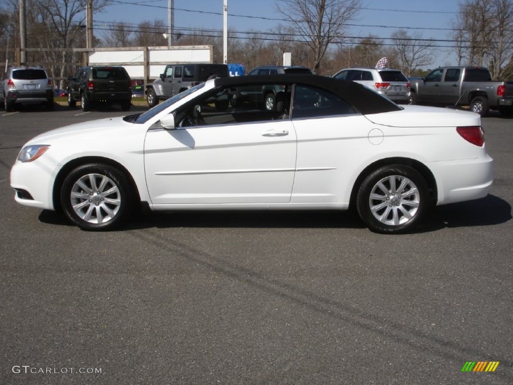Bright White 2012 Chrysler 200 Touring Convertible Exterior Photo #79678675