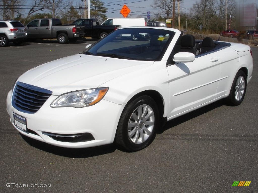 Bright White 2012 Chrysler 200 Touring Convertible Exterior Photo #79678686
