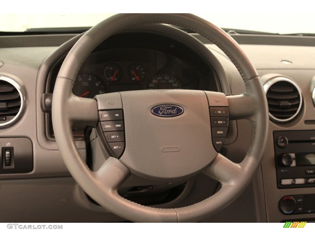 2005 Ford Freestyle SEL Shale Steering Wheel Photo #79680459