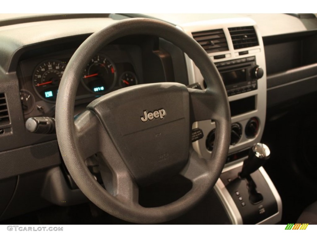 2008 Jeep Patriot Sport 4x4 Dark Slate Gray Steering Wheel Photo #79680546