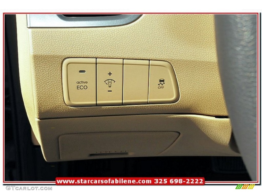 2013 Elantra GLS - Atlantic Blue / Beige photo #15