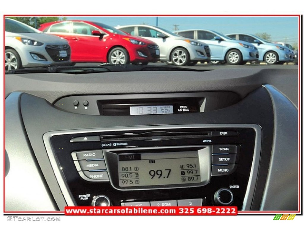 2013 Elantra GLS - Atlantic Blue / Beige photo #28