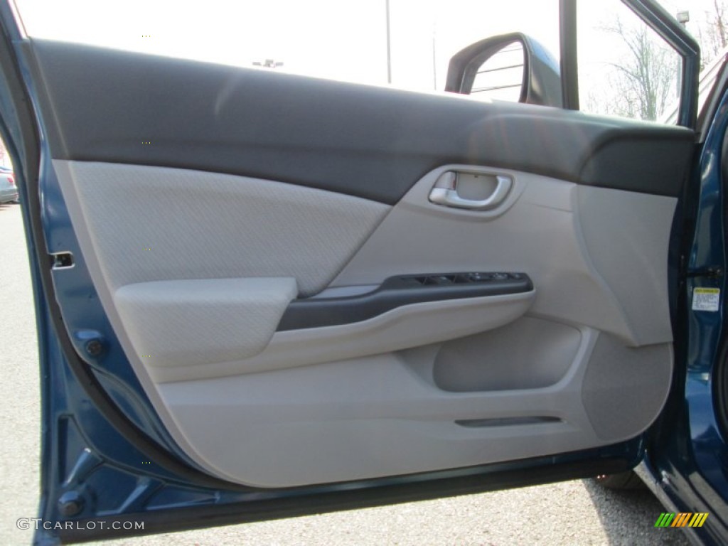 2013 Honda Civic LX Sedan Beige Door Panel Photo #79681760