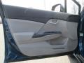 Beige 2013 Honda Civic LX Sedan Door Panel