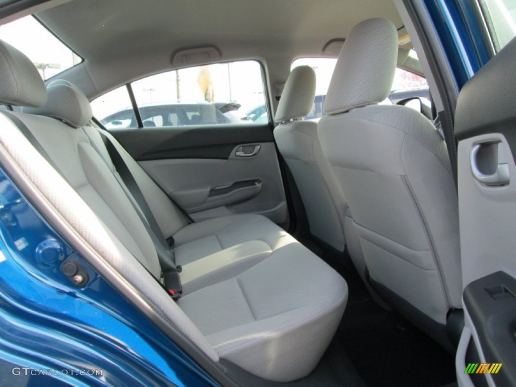 Beige Interior 2013 Honda Civic LX Sedan Photo #79681794