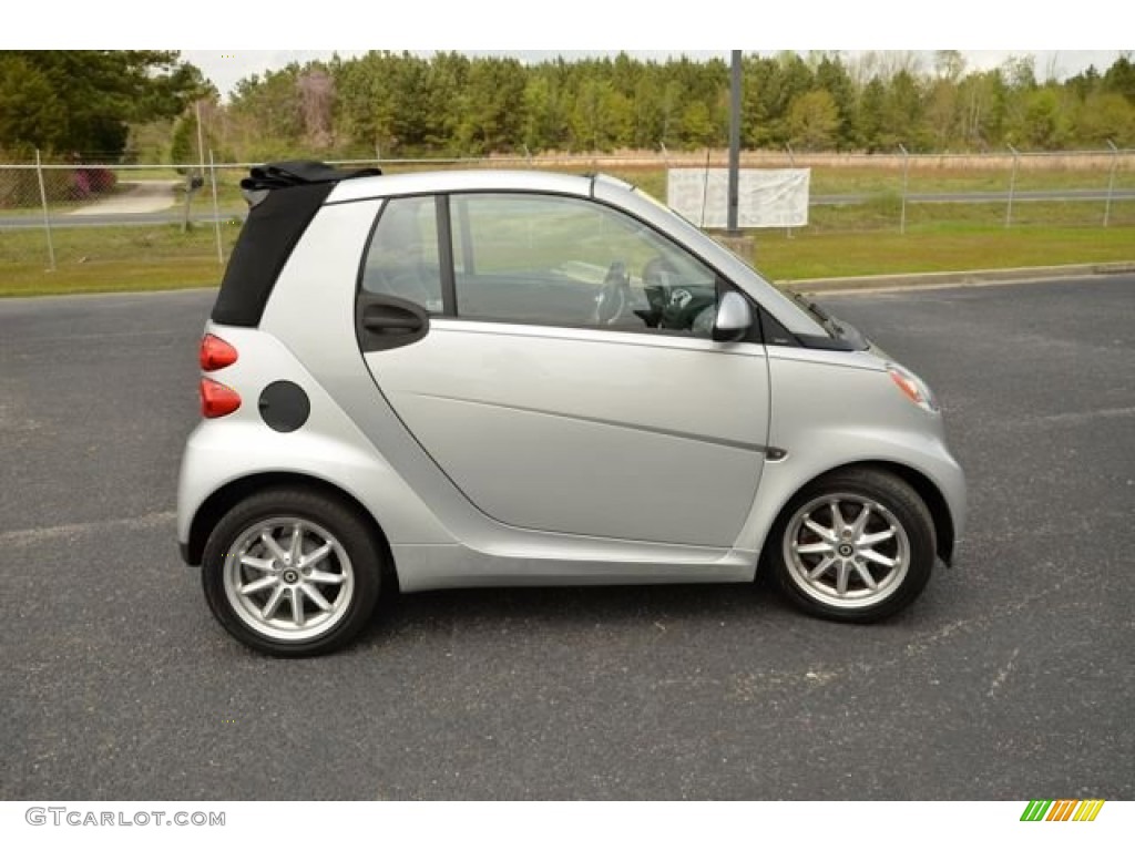 Silver Metallic 2008 Smart fortwo passion cabriolet Exterior Photo #79682004