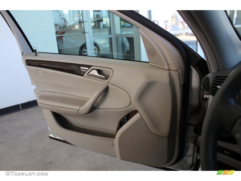 2006 Mercedes-Benz C 280 Luxury Ash Door Panel Photo #79682117