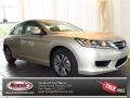 2013 Champagne Frost Pearl Honda Accord LX Sedan  photo #1