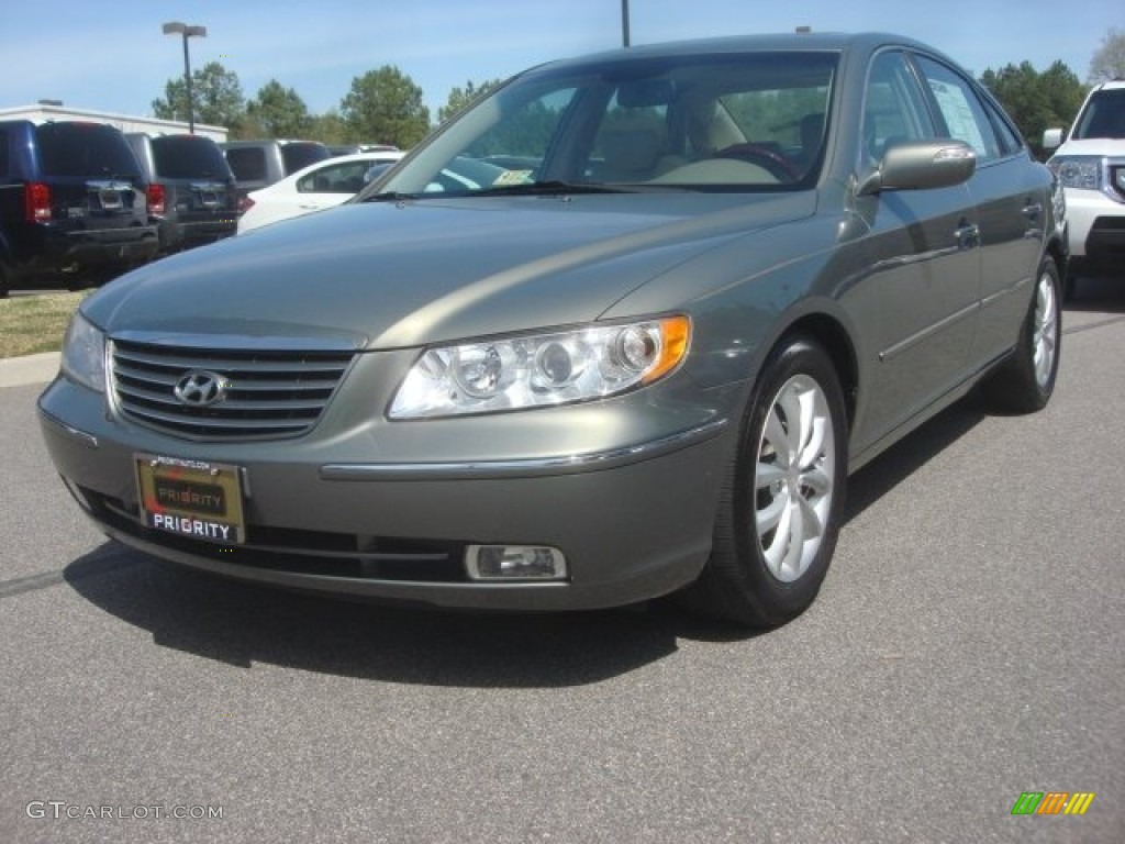 2008 Azera Limited - Sage Green / Beige photo #1