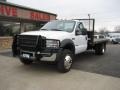 Oxford White 2007 Ford F450 Super Duty XL Regular Cab 4x4 Stake Truck