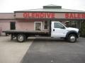 Oxford White - F450 Super Duty XL Regular Cab 4x4 Stake Truck Photo No. 3