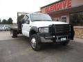 Oxford White - F450 Super Duty XL Regular Cab 4x4 Stake Truck Photo No. 4