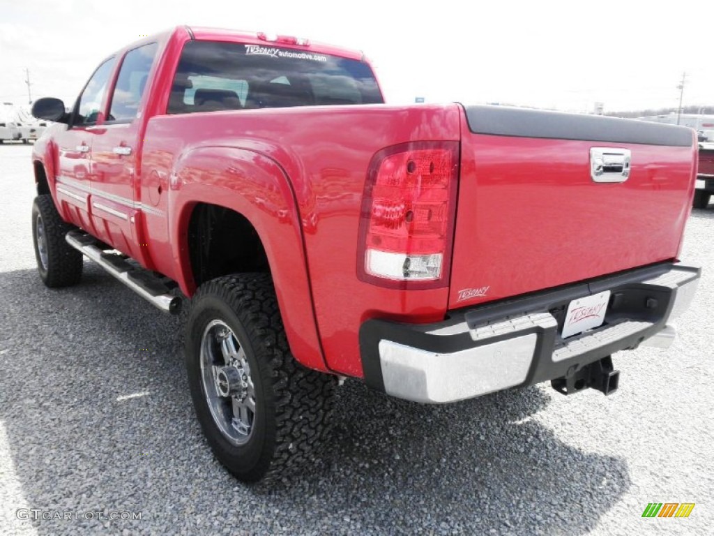 2013 Sierra 2500HD SLE Crew Cab 4x4 - Fire Red / Ebony photo #23