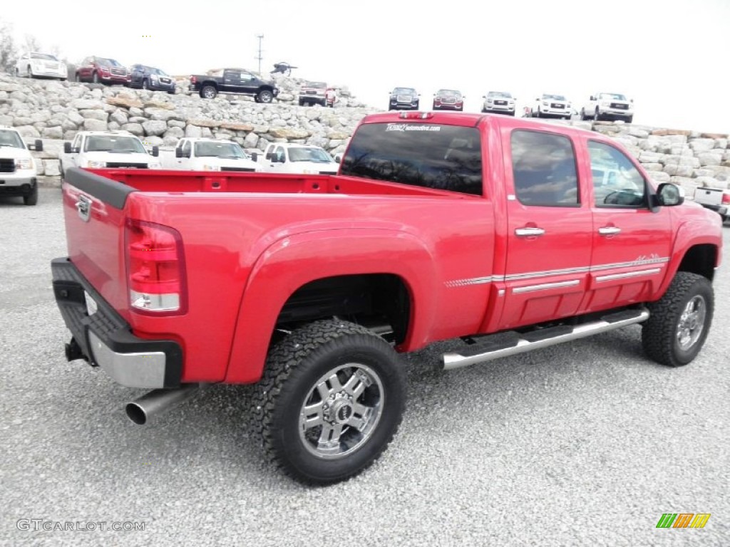 2013 Sierra 2500HD SLE Crew Cab 4x4 - Fire Red / Ebony photo #29