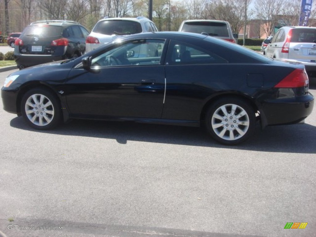 2006 Accord EX V6 Coupe - Nighthawk Black Pearl / Black photo #3